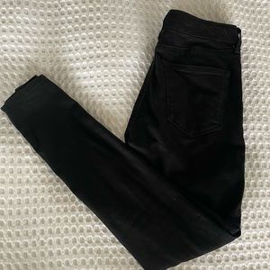 Black top shop Leigh skinny black ankle jeans